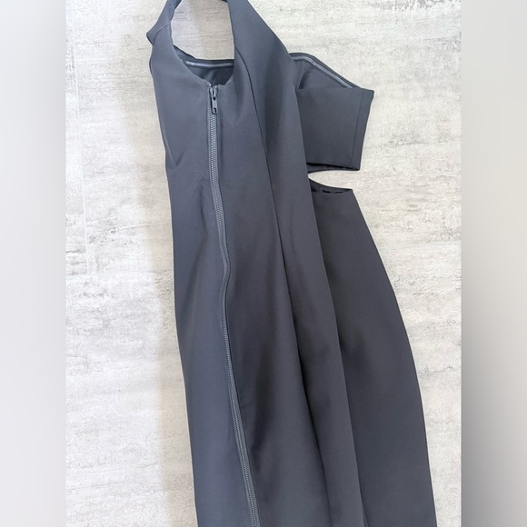 Marciano Womens One Shoulder Cut Out Mini Dress Black Bodycon Lined Size S Chic - Picture 10 of 16